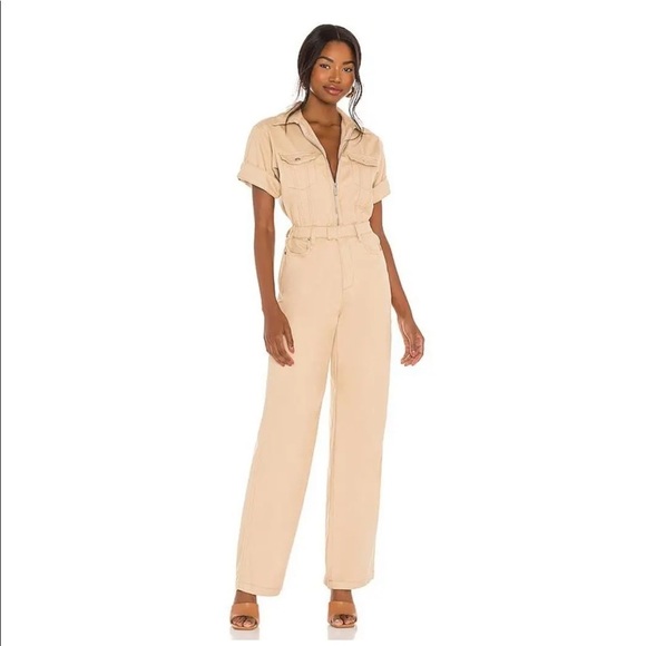 WeWoreWhat Flight Suit in Khaki - Picture 1 of 8